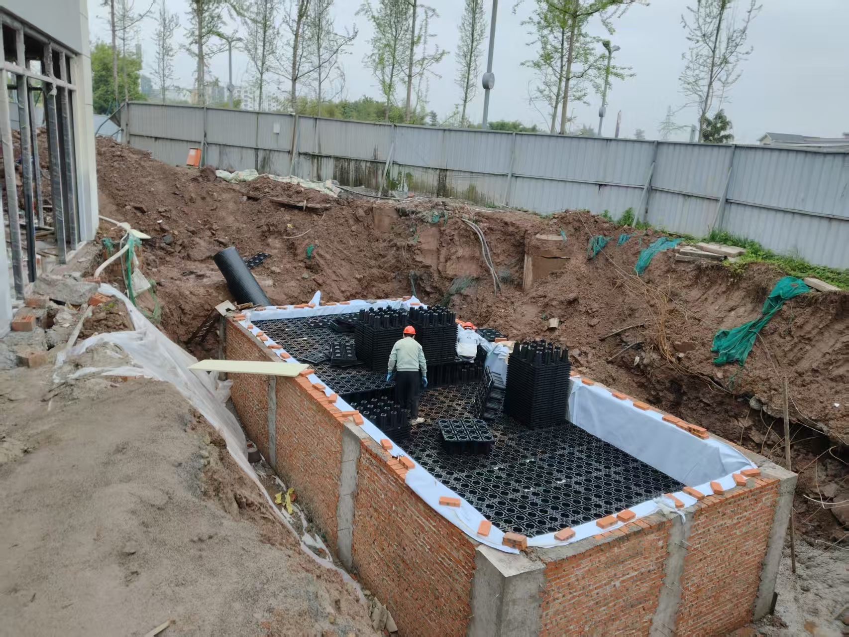 四川泸州某小区雨水收集项目-鸿哲环保